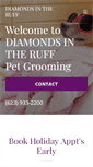 Mobile Screenshot of diamondsintheruffpetgrooming.com